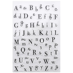 Multiple Style Alphabet Silicone Rubber Stamp
