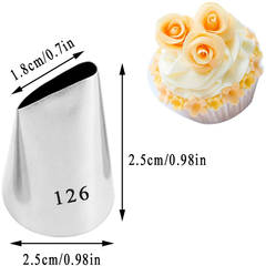 126 Icing Nozzle Stainless Steel