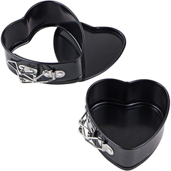 Heart Shape Cake Pan Non Stick Removable Base Small Size