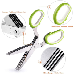 Stainless Steel Kitchen Herb Scissor