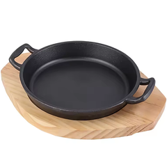Round Cast Iron Sizzler Pan