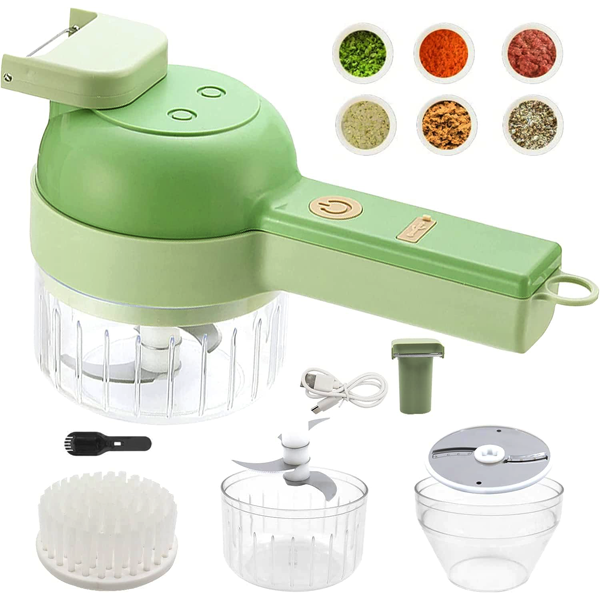 4in1 Rechargeable Vegetable Slicer