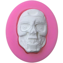 Zombie Head Silicone Fondant & Chocolate Mold
