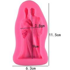 Wedding Couple Silicone Chocolate Mold
