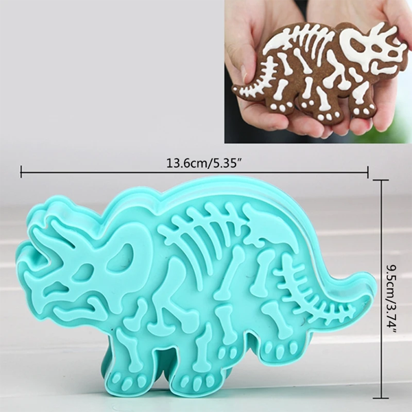 Triceratops Cookie Cutter Plastic