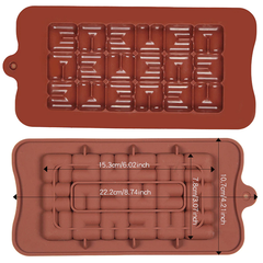 U Shape Chocolate Bar Mold