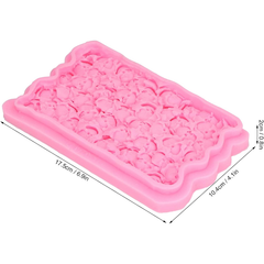 Rosette Silicone Cake Border Mold