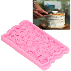 Rosette Silicone Cake Border Mold