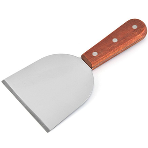 Steel Scraper with Wooden Handle