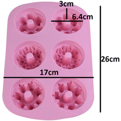 3 Different Designs Fancy Mini Bundt Silicone Mold