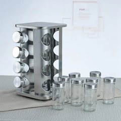 Salt & Pepper Stainless Steel 16pcs Set