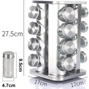 Salt & Pepper Stainless Steel 16pcs Set