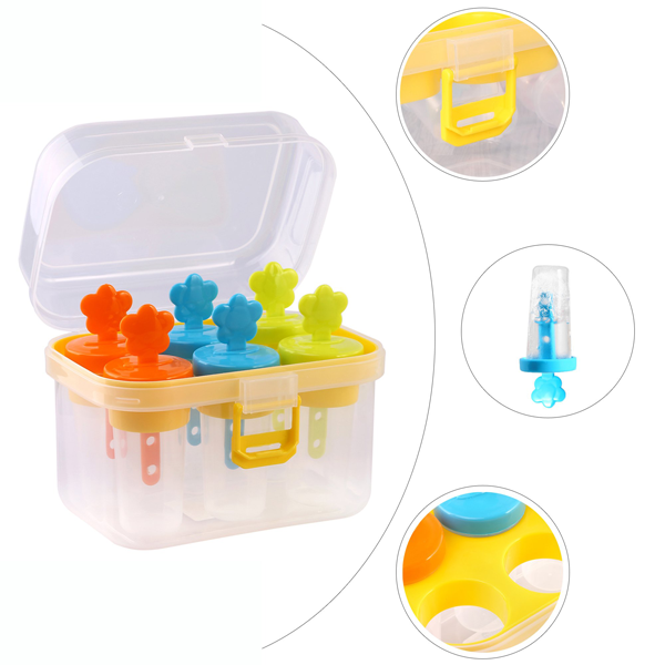 6 Cavity Popsicle With Stand Box