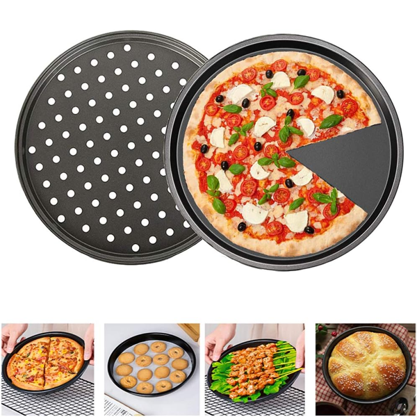 Non Stick Deep Dish Crust Pizza Pan Set