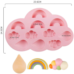 Rain Theme Silicone Mold
