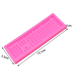 Keyboard Silicone Fondant Mold