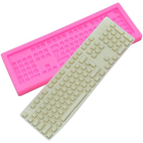Keyboard Silicone Fondant Mold