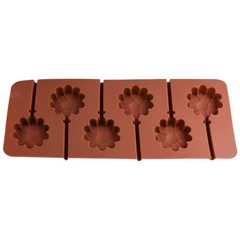 Silicone Lollipop Mold Flower Shape