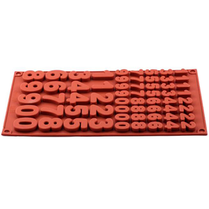 0 To 9 Number Silicone Chocolate Mold