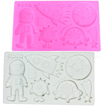 Astronaut/Space Themed Silicone Mold