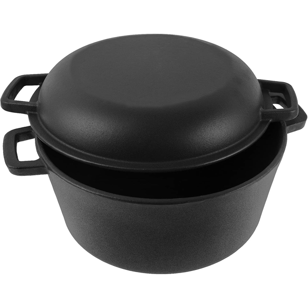 2-in-1 Dutch Oven With Skillet Lid