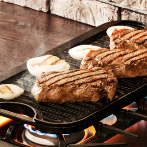 Cast Iron Reversible Grill Griddle