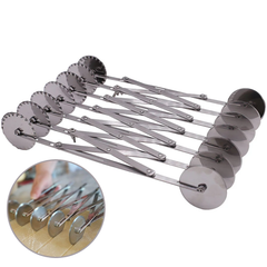 Stainless Steel Double Sided Wheel Dough Cutter