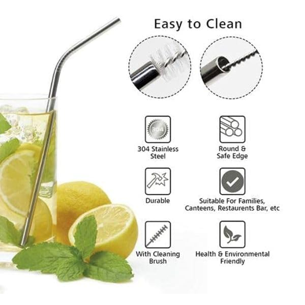 Stainless Steel Straws Set