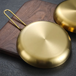 Stainless Steel Gold Plated Frypan