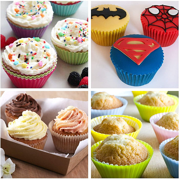 Silicone Cupcake Baking Mold Set