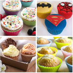Silicone Cupcake Baking Mold Set