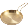 Stainless Steel Gold Plated Frypan