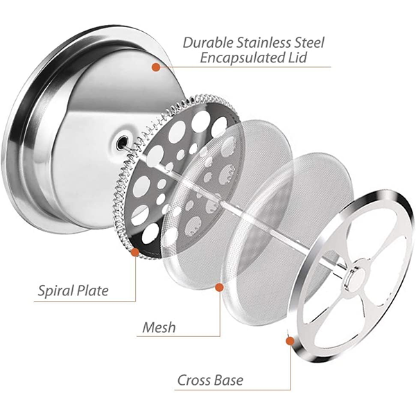 Double Walled Insulated French Press Coffee Pot