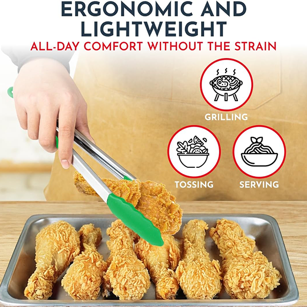 Silicone Heat Resistant Food Tong