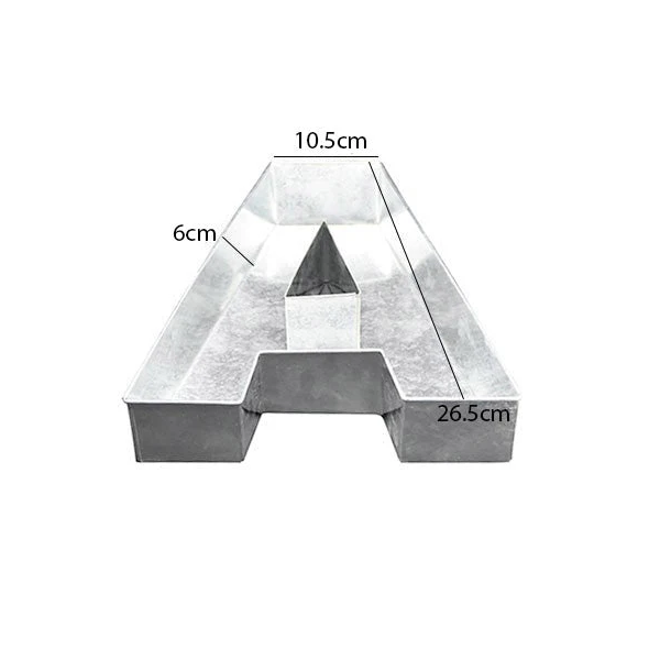 Alphabet Letter A Steel Cake Mold
