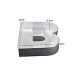 Alphabet Letter B Steel Cake Mold