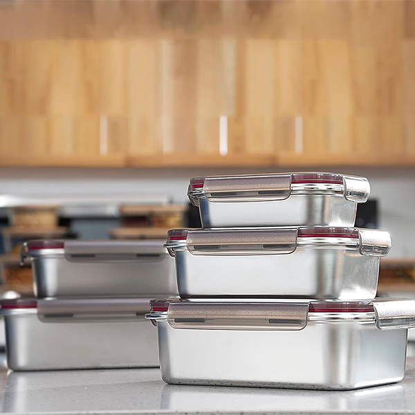 Stainless Steel Food Storage Container Set