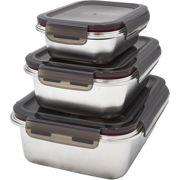 Stainless Steel Food Storage Container Set