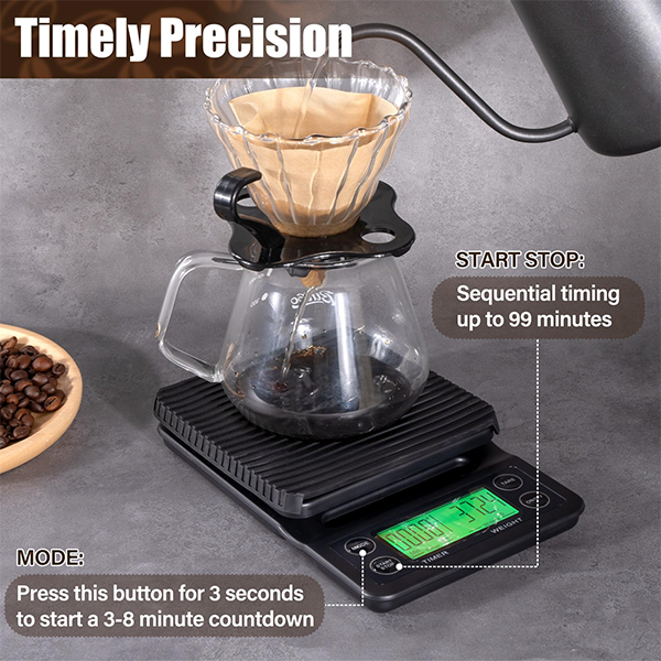 Digital Coffee Scale with Timer