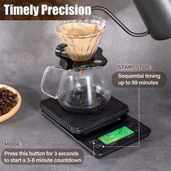 Digital Coffee Scale with Timer