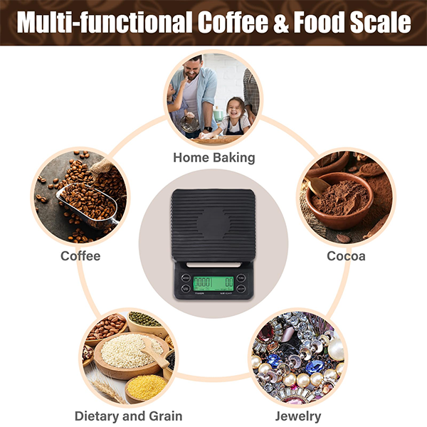 Digital Coffee Scale with Timer