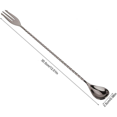 2 In 1 Cocktail Mixing Spoon