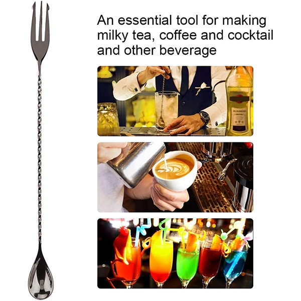 2 In 1 Cocktail Mixing Spoon
