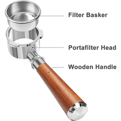 51mm Bottomless Portafilter 3 Ears