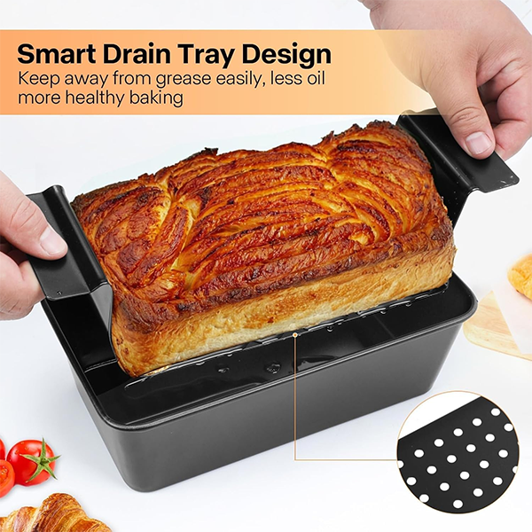 Meat Loaf Pan With Drain Tray