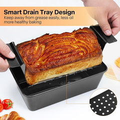 Meat Loaf Pan With Drain Tray