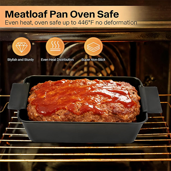 Meat Loaf Pan With Drain Tray