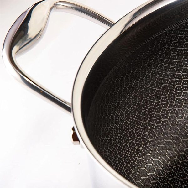 3-PLY Honeycomb Stainless Steel Casserole Pot