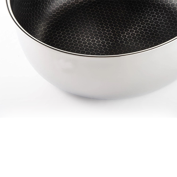 3-PLY Honeycomb Stainless Steel Casserole Pot