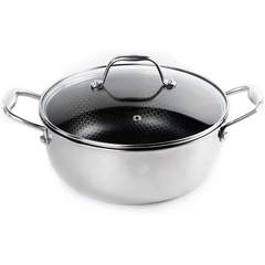 3-PLY Honeycomb Stainless Steel Casserole Pot